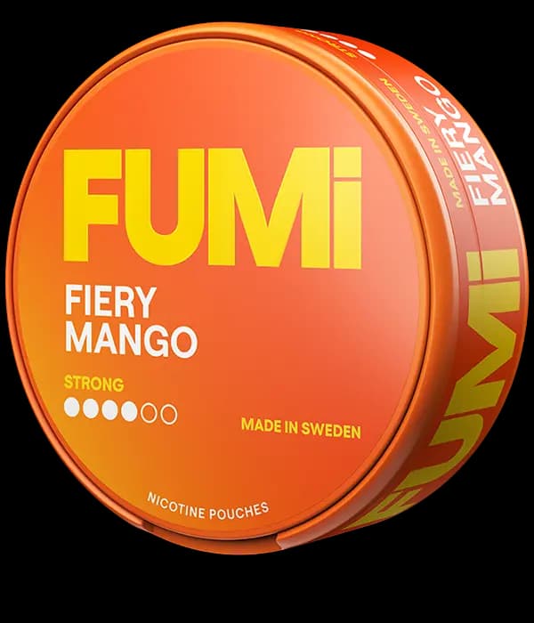 fumi fiery mango nicotine pouch can 8mg