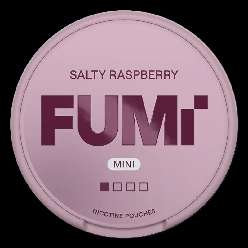 Fumi salty raspberry mini 4mg nicotine pouch can