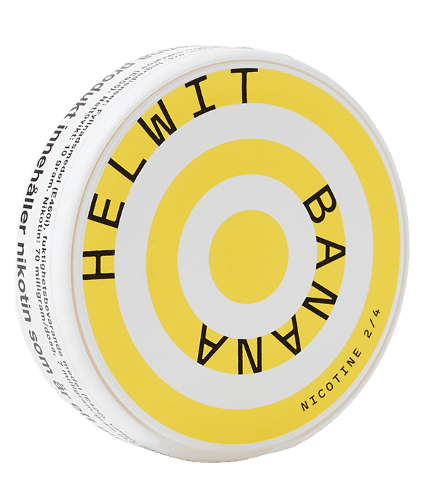 Helwit Banana 3.5 mg nicotine pouch can