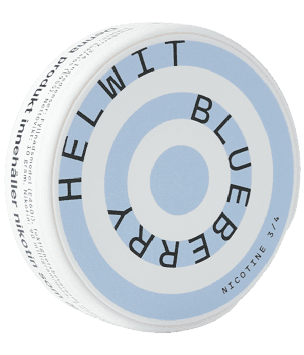 Helwit Blueberry 4.5mg nicotine pouch can