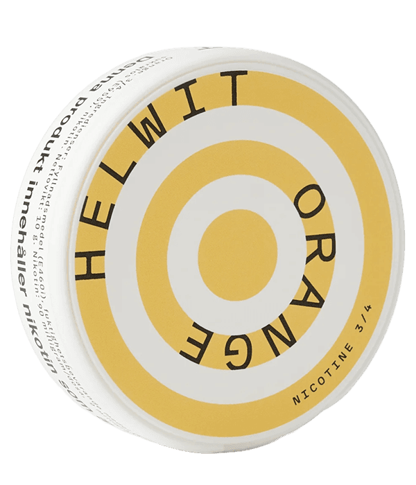 Helwit Orange 4.5mg nicotine pouch can