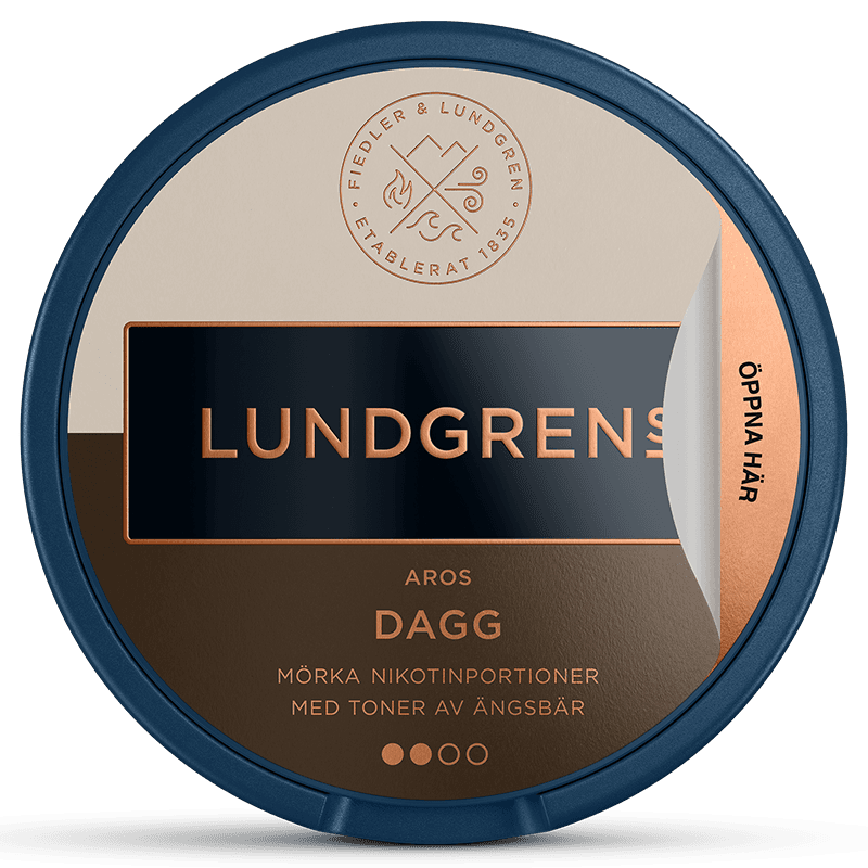Lundgrens dagg nicotine pouch can