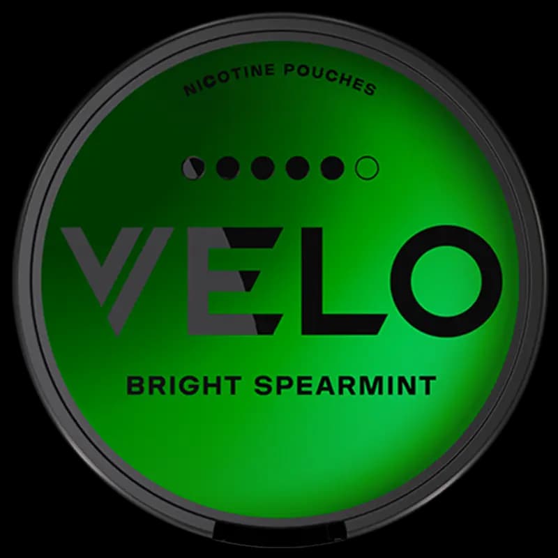 VELO Bright Spearmint 14mg nicotine pouch can