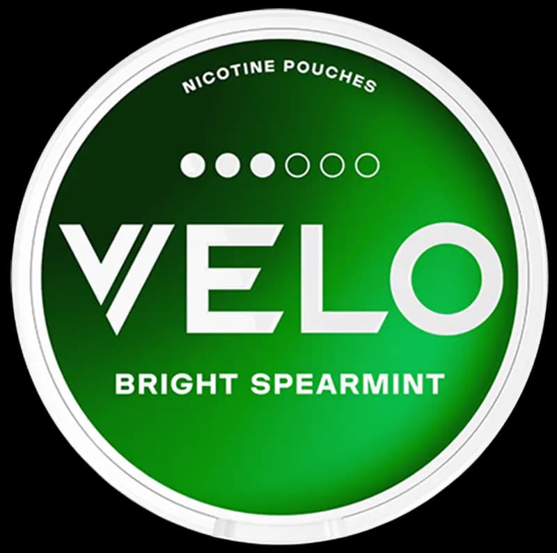 Velo Bright Spearmint 8mg Nicotine Pouches Can
