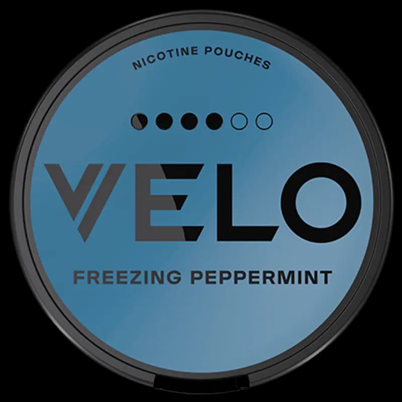 VELO Freezing Peppermint 10.9mg nicotine pouch can
