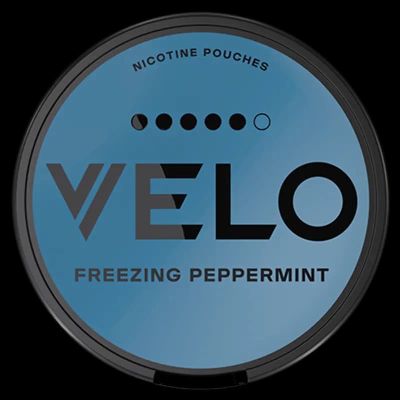 VELO Freezing Peppermint 14mg nicotine pouch can