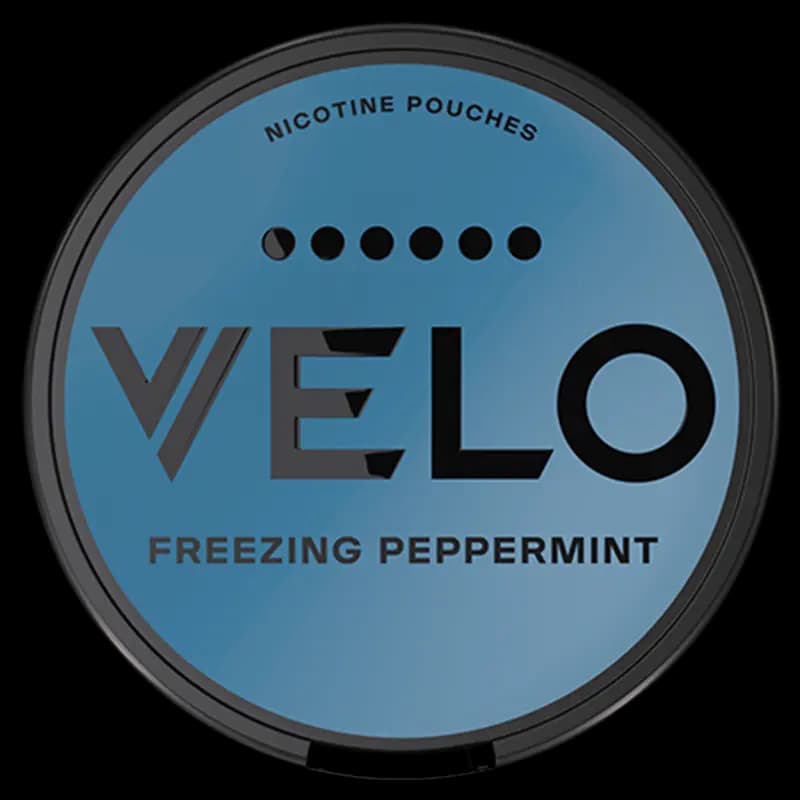 VELO Freezing Peppermint 17mg nicotine pouch can