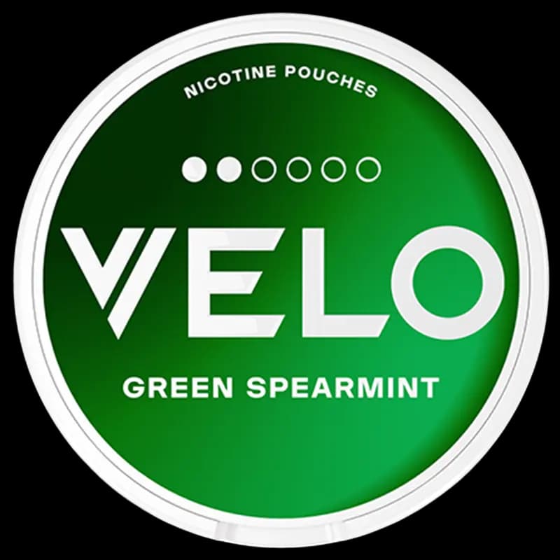 VELO Green Spearmint 6mg nicotine pouch can