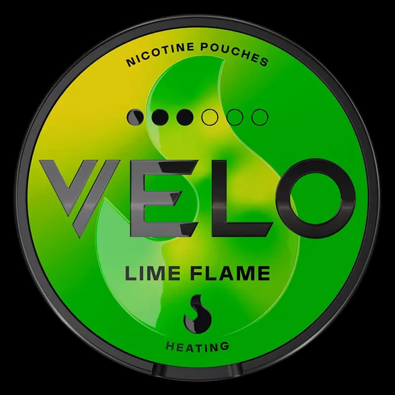 VELO Lime Flame 8mg nicotine pouch can