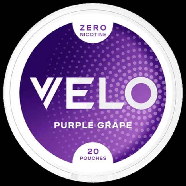 Velo Purple Grape Zero nicotin-free pouch can