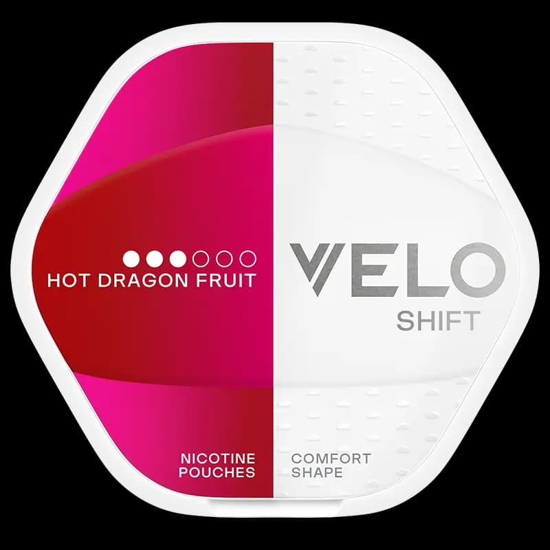 VELO Shift Hot Dragonfruit 8mg nicotine pouch can