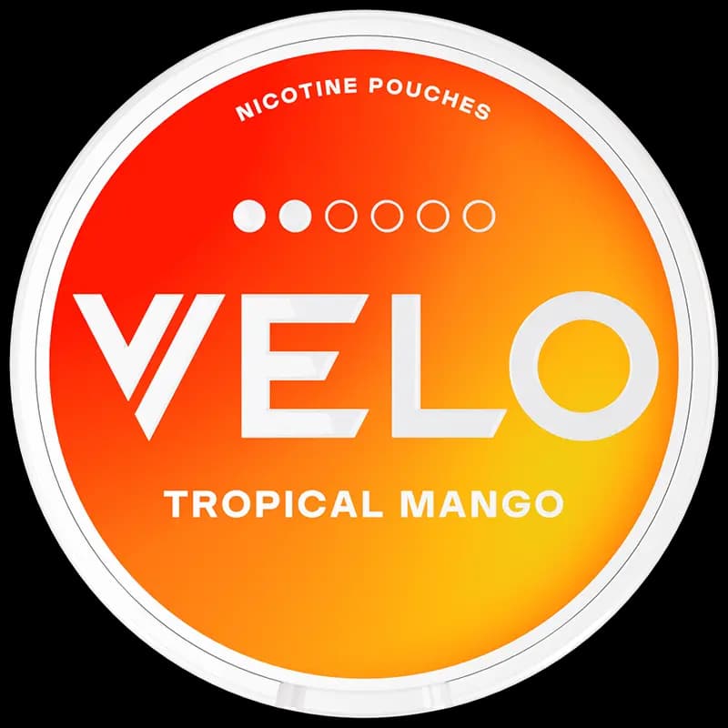 VELO Tropical Mango 6mg nicotine pouch can