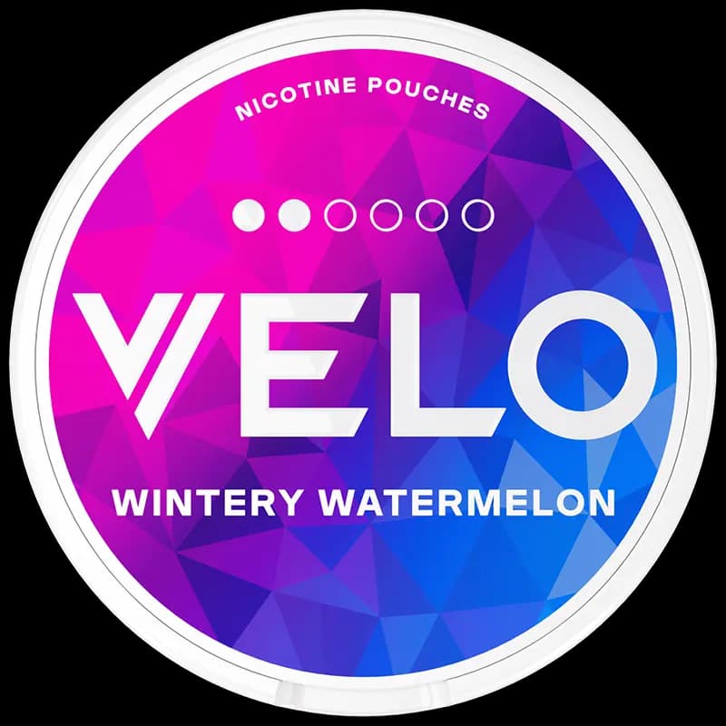 Velo Wintery Watermelon Mini 6mg nicotine pouch can