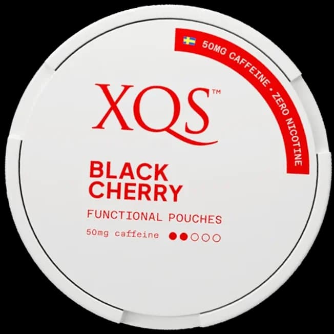 XQS Black Cherry Caffeine pouch can