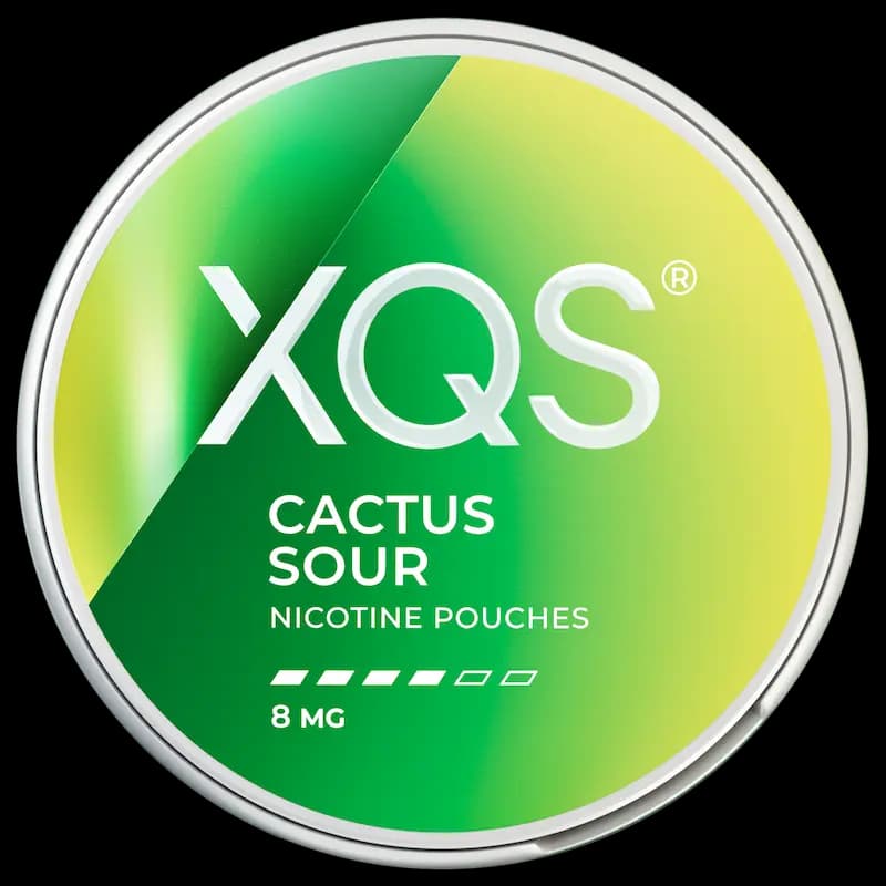 XQS Cactus Sour 8mg nicotine pouch can