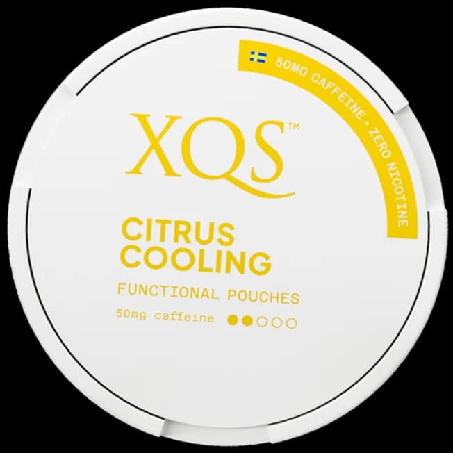 XQS Blueberry Mint Caffeine pouch can