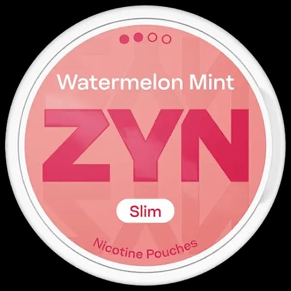 Zyn Watermelon Mint Slim 6mg nicotine pouch can